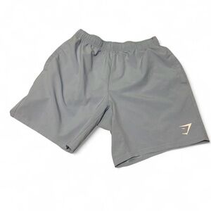Gymshark Men’s Light Gray Athletic Shorts